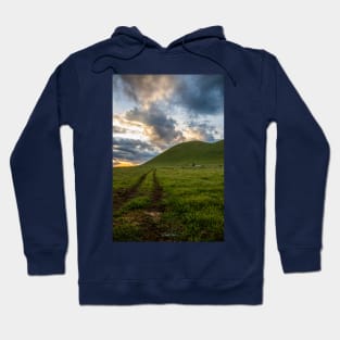 Golden Hour at Mount Elephant, Derrinallum, Victoria, Australia Hoodie